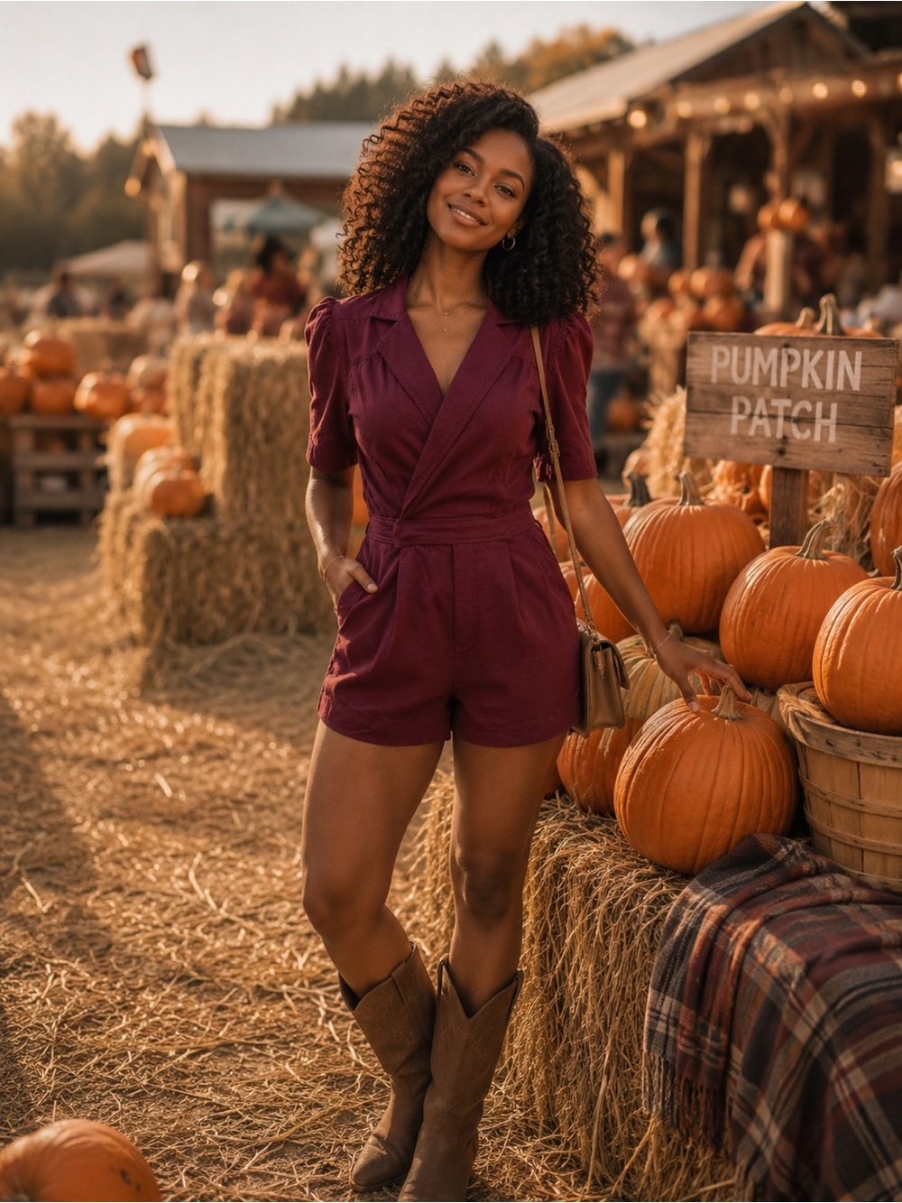 Denim Romper fall 2025